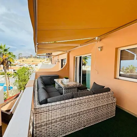 Paulmarie With Sunny Terrace Ocean View Costa Adeje (Tenerife)