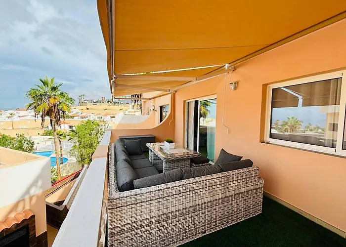 Paulmarie With Sunny Terrace Ocean View Costa Adeje (Tenerife)